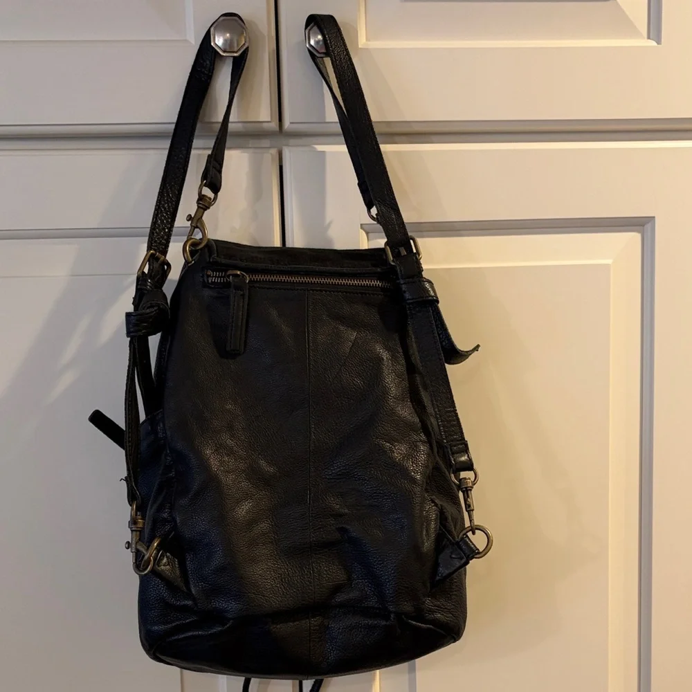 Liebeskind Black Leather Backpack - Picture 5 of 7